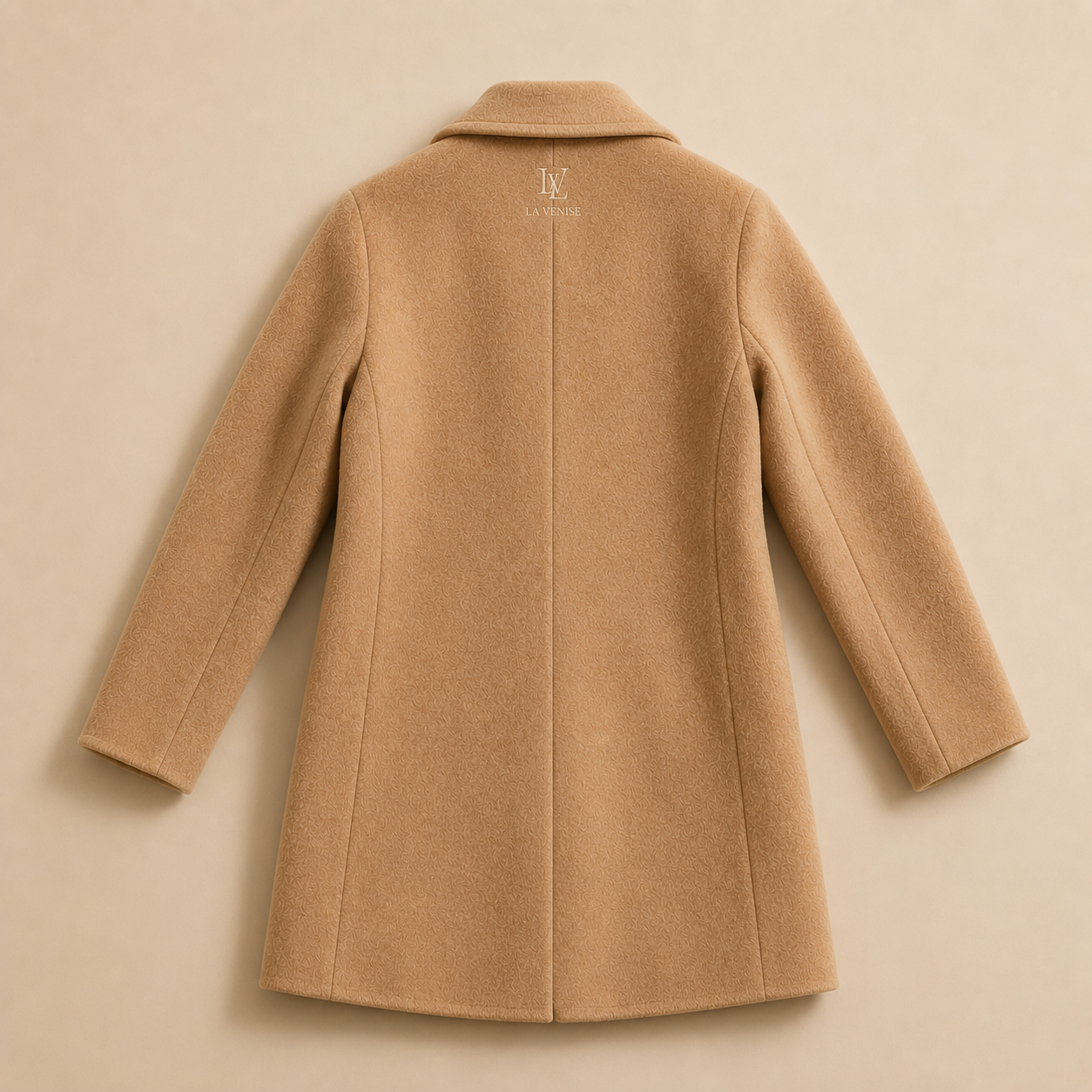 LaVenise Damen Wollmantel – Camel | Schurwolle &amp; Cashmere