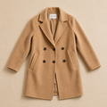 LaVenise Damen Wollmantel – Camel | Schurwolle &amp; Cashmere